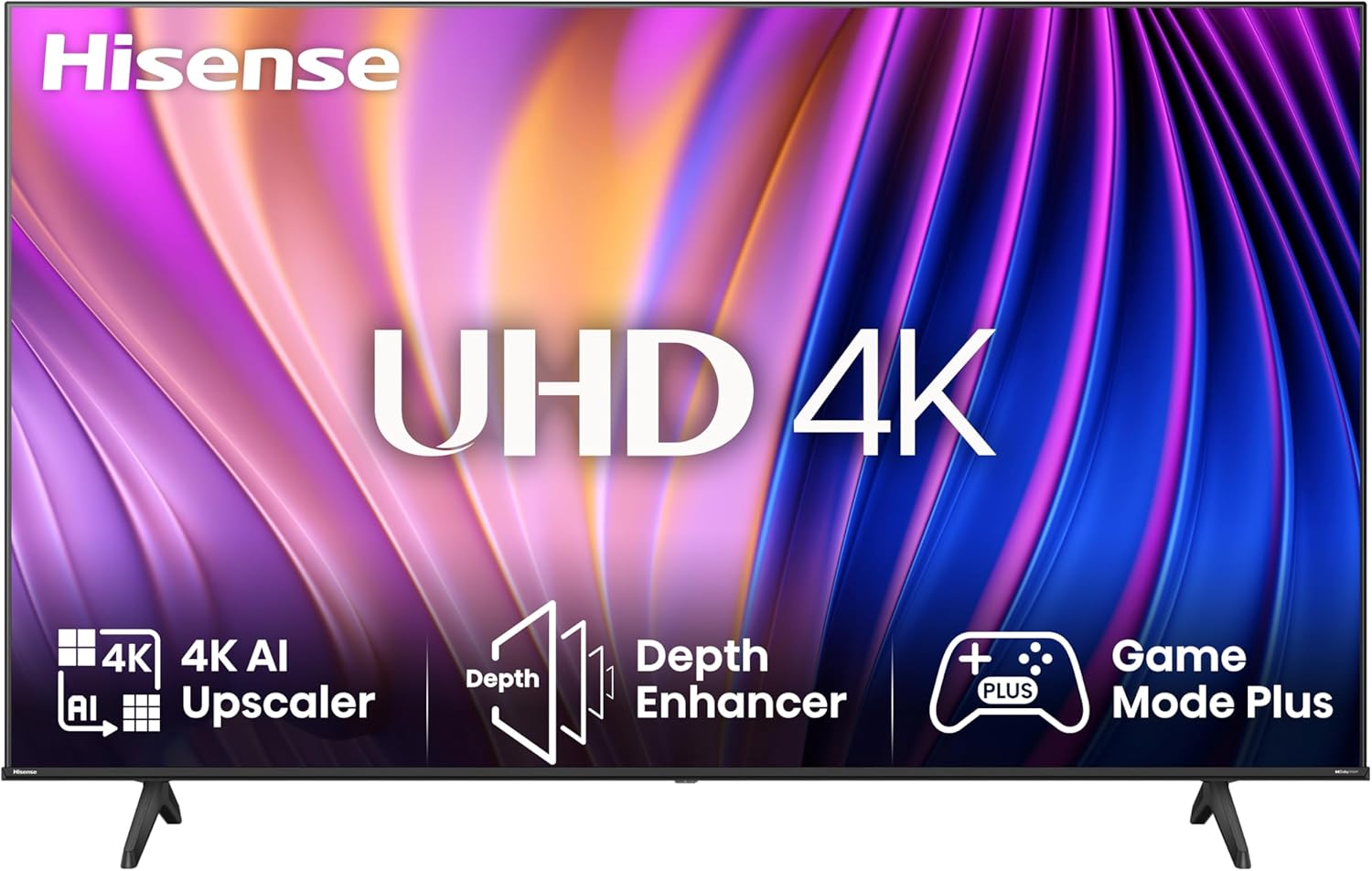 Hisense Tv 43&Quot; 4K Ultra Hd 43E63Nt, Smart Tv Vidaa U7, Dolby Vision, Hdr 10+, Dts Virtual:x, Game Mode Plus, Alexa Built-In, Vidaa Voice, Tuner Dvb-T2/S2 Hevc 10, Lativù 4K